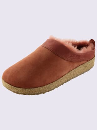 Chaussons cuir d'agneau souple