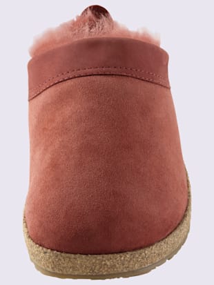 Chaussons cuir d'agneau souple