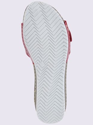 Mules dessus cuir vachette véritable