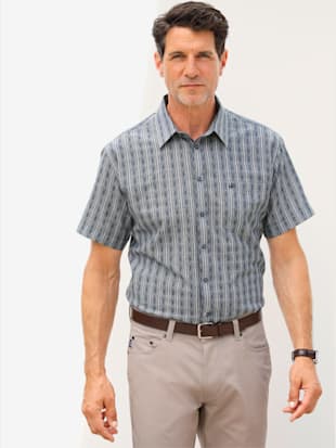 Chemise à manches courtes fils teintés de qualité