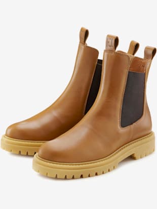 Bottines chelsea tendance en cuir de qualité, très confortables