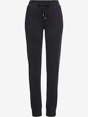 Pantalon molletonné pantalon sweat avec poche latérale fendue