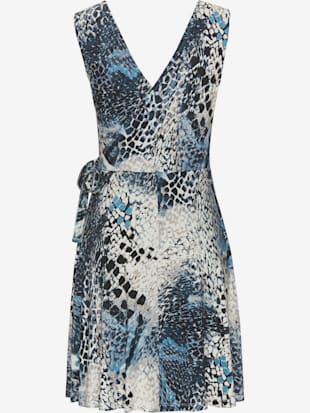 Robe en jersey encolure en v dégagée, effet cache-cœur (Image 3)