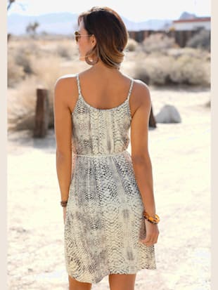 Robe en jersey bretelles tressées