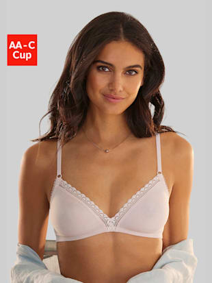 Soutien-gorge bralette basique en coton biologique agréablement doux (sans rembourrage)