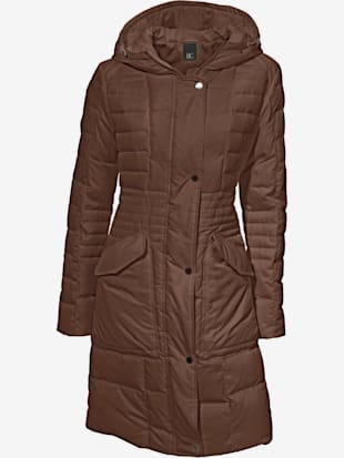 Manteau en duvet pour l'extérieur, en cas de vent et d'intempéries, silhouette féminine