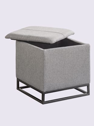 Tabouret et grand compartiment de rangement
