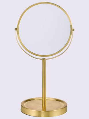 Miroir de maquillage acier en or de qualité (Image 1)