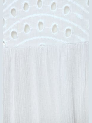 Débardeur dentelle et motif ajouré à l'encolure (Image 4)