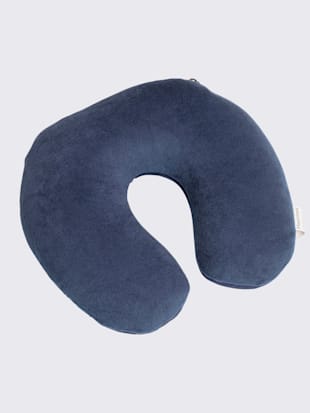 Coussin et croissant de nuque en un