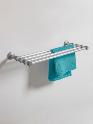 Porte-serviettes aluminium et plastique