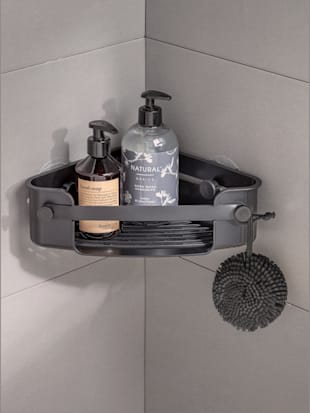 Étagère d'angle extensible pour baignoire ou douche plastique stable