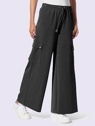 Pantalon en jersey poches cargo plaquées
