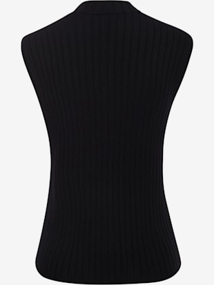 Débardeur en tricot débardeur sans manches en qualité côtelée (Image 4)