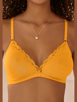 Soutien-gorge bralette sans armatures avec bonnets préformés sans coutures et garnissage