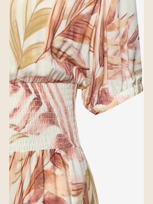 Robe longue large encolure en v (Image 4)