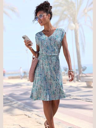 Robe d'été encolure en v dégagée (Image 1)