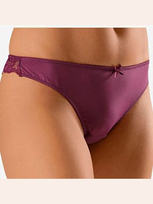 Lot de 3 strings petite fleur