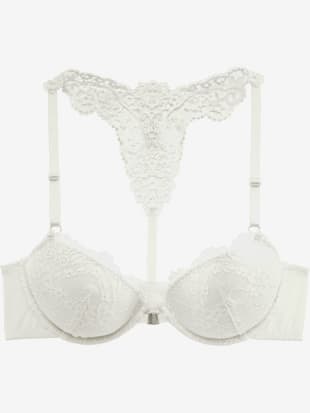 Soutien-gorge push-up féminin en dentelle florale