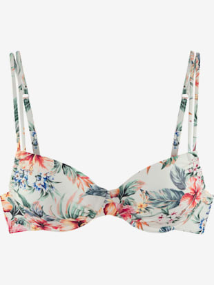 Haut de maillot de bain à armatures imprimé floral : chaque pièce est unique (Image 2)