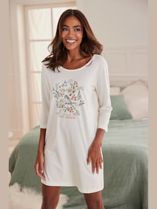 Chemise de nuit à imprimé floral