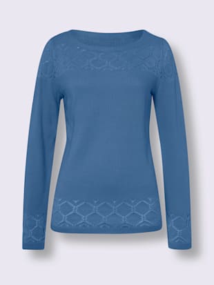Pull à manches longues avec motif ajouré (Image 3)