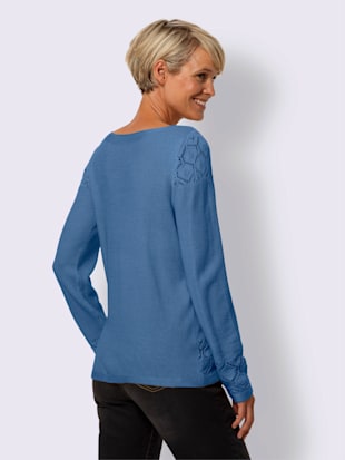 Pull à manches longues avec motif ajouré (Image 2)