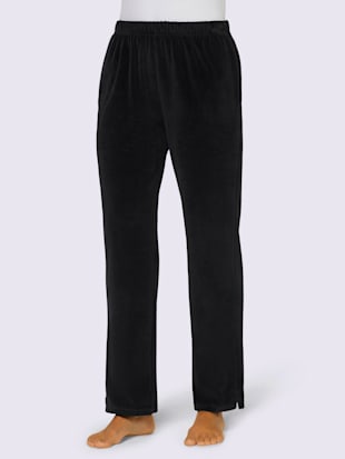 Pantalon décontracté effet velours
