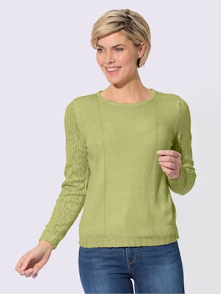 Pull ajouré qualité bouclé légère