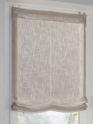 Store-bateau à œillets - helline home - taupe