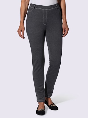 Pantalon ceinture élastique, passants