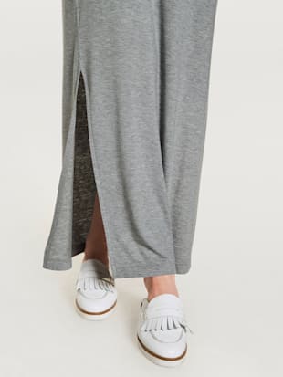 Robe en jersey coupe longue tendance, idéale pour l'été