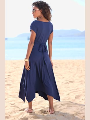 Robe d'été encolure en v effet cache-cœur (Image 3)