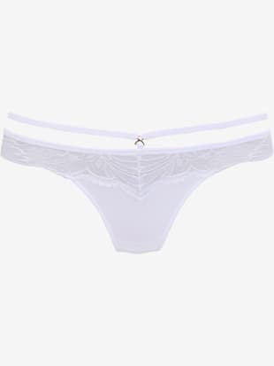 String féminin en dentelle extensible douce