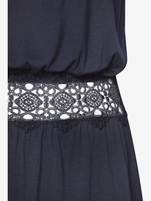 Robe d'été encolure haute froncée (Image 4)