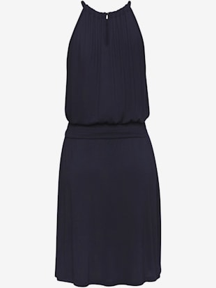 Robe d'été encolure haute froncée (Image 3)