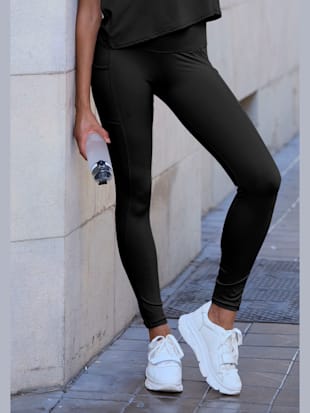 Leggings fonctionnels caleçon performance avec empiècements en maille (Image 1)