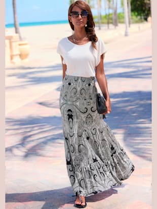 Robe 2 en 1 large ceinture smockée sur le haut (Image 1)