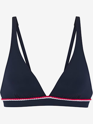 Haut de bikini triangle unis tendance avec cordons (Image 2)