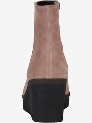 Bottines compensées cuir lisse de veau de qualité