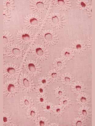 Robe en dentelle robe d'été sans manches avec broderie ajourée (Image 3)