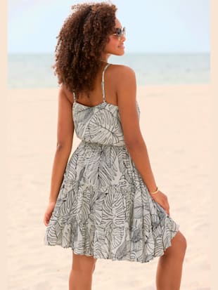 Robe d'été encolure en v dégagée (Image 1)
