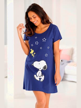 Chemise de nuit large encolure ronde (Image 5)