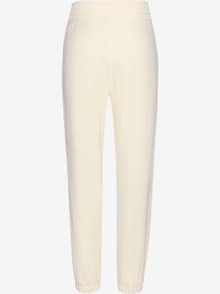 Pantalon molletonné large ceinture smockée élastique (Image 6)