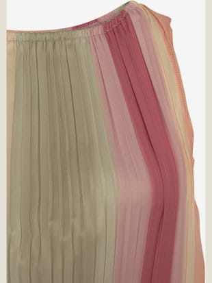 Robe plissée encolure ronde