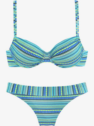 Maillot de bain à armatures rayures tendance