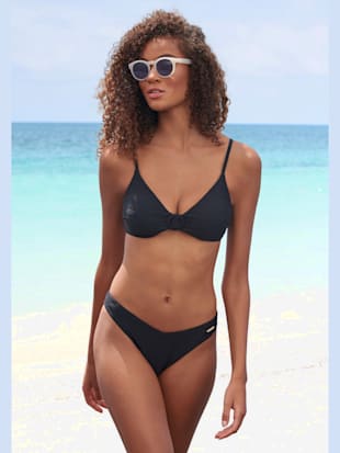 Bas de maillot de bain matière structurée aux couleurs tendances (Image 1)