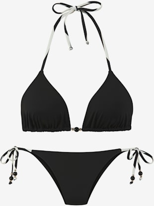 Bikini triangle style uni moderne avec détails contrastés (Image 2)