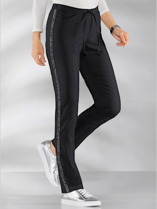 Pantalon femme décontracté avec lien à nouer