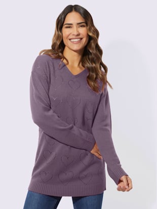 Pull long encolure en v affinante (Image 1)
